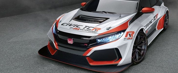 2018 Honda Civic Type R Turns into TCR Race Car