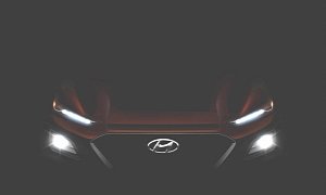 2018 Hyundai Kona Teased Once More, Shows Off Twin Headlight Design