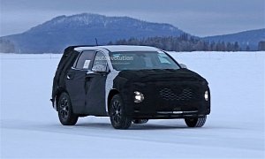 2018 Hyundai Santa Fe Spied For The First Time