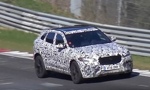 2018 Jaguar F-Pace SVR Laps Nurburgring, Super-SUV Prototype Has a Mighty Growl