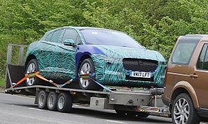 2018 Jaguar I-Pace Electric Crossover Spotted in Alleged Production Version