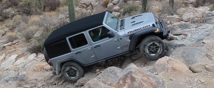 2018 Jeep Wrangler JLU off-roading