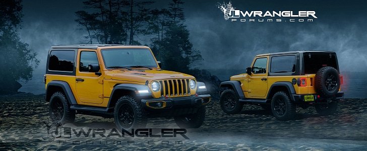 2018 Jeep Wrangler (JL) rendering