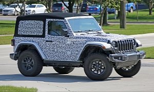 Spyshots: 2018 Jeep Wrangler (JL) Reveals Grille And Headlights