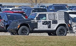 2018 Jeep Wrangler JL Sheds Some Camo During Final Testing
