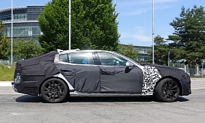 2018 Kia GT Spied in Germany, Could to Be Called Stinger