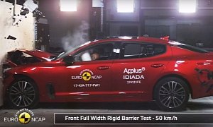 2018 Kia Satinger Gets 5-Star Euro NCAP Rating, Still Has Neck Protection Issues