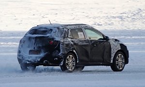 2018 Kia Stonic Spied Playing In The Snow