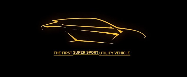 2018 Lamborghini Urus super sport utility vehicle teaser