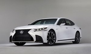 2018 Lexus LS Puts Its F Sport Suit On For The 2017 New York Auto Show