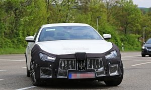 2018 Maserati Ghibli Facelift Spied Up Close, Is This the New 450 HP Top Dog?