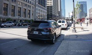 2018 Mazda CX-8 Photographed Uncamouflaged In Chicago, Packing Diesel Power