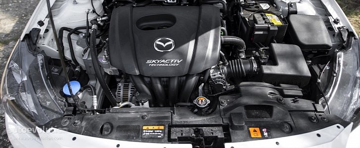 Mazda 1.5-liter SkyActiv-G engine in Mazda2