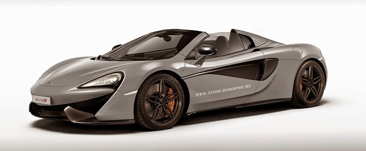 McLaren 570S Spider rendered by X-Tomi Design
