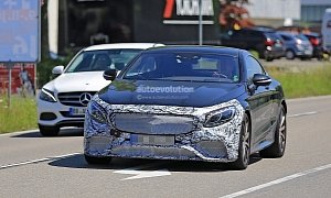2018 Mercedes-AMG S63 Coupe Facelift Caught Testing For the First Time
