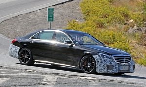 2018 Mercedes-AMG S63 Facelift Trying to Hide Its Impressive Grunt