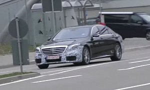 2018 Mercedes-AMG S63 Spotted in German Traffic, Almost Ready for Debut