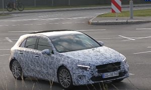 2018 Mercedes-Benz A-Class Spotted in Traffic, Gets Closer to Production