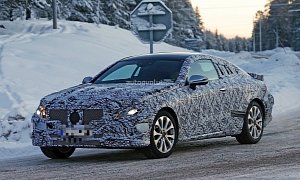 2018 Mercedes-Benz E-Class Coupe Enjoys Some Camera Time Ahead of Its Launch