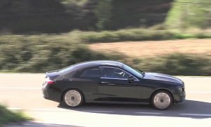 2018 Mercedes-Benz E-Class Coupe Spied One More Time Ahead of Official Debut