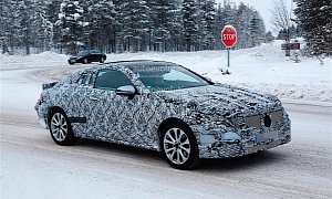 2018 Mercedes-Benz E-Class Coupe Spied Winter Testing