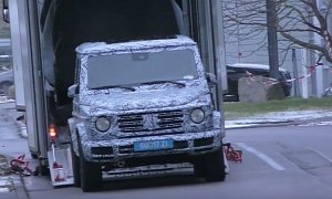 2018 Mercedes-Benz G-Class Spied, Gets Closer to Production