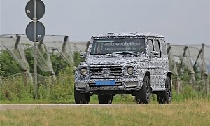 2018 Mercedes-Benz G-Class Spied On The Road, It's Still Boxy As Ever