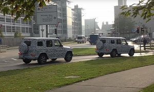 2018 Mercedes-Benz G-Class Spotted in Pair, Biggest Waste of Camouflage Ever