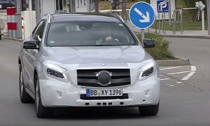 2018 Mercedes-Benz GLA Facelift Spied, Gets Closer to Production