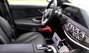 2018 Mercedes-Benz S-Class Facelift Interior Finally Spied Camouflage Free