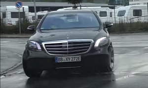 2018 Mercedes-Benz S-Class Plug-In Hybrid Facelift Spied Preparing for Launch