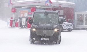 2018 Mercedes-Benz Sprinter Spied Testing In Winter Conditions, We Have Video