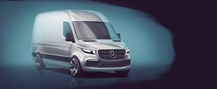 2018 Mercedes-Benz Sprinter teaser sketch