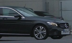 2018 Mercedes C-Class Spied Testing 48V Mild-Hybrid KERS, Torque Boost Coming