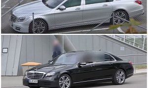 2018 Mercedes-Maybach S-Class Facelift Spied Trying to Conceal Its Opulence