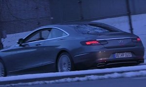 2018 Mercedes S-Class Coupe Facelift Makes Spyshot Debut with Fresh Taillights