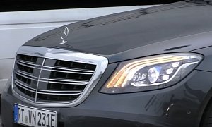 2018 Mercedes S-Class Prototype Shows Production Headlights and Taillights Again