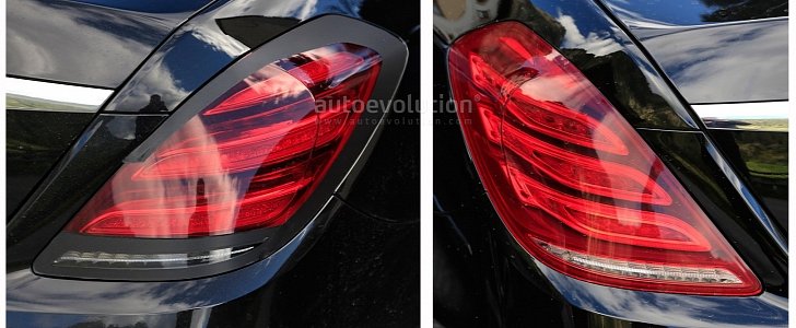 2018 Mercedes S-Class Taillights Spied in Detail 