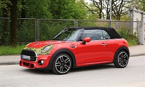 2018 MINI Cabrio And Cooper S Facelift Spied in Germany