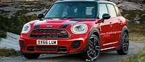 2018 MINI Countryman JCW Rendered: 231 HP Hot Crossover