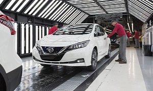 2018 Nissan Leaf Starts Production In The United Kingdom