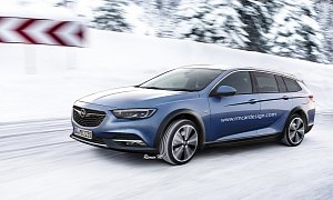 2018 Opel Insignia Country Tourer Rendered