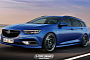 2018 Opel Insignia OPC Rendered In Sports Tourer Form