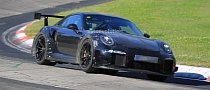 2018 Porsche 911 GT2 Spied on Nurburgring with Funny Wheel Tolerance Test Rubber