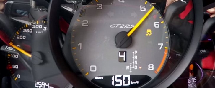 2018 Porsche 911 GT2 RS Delivers Scary Wet Road Acceleration