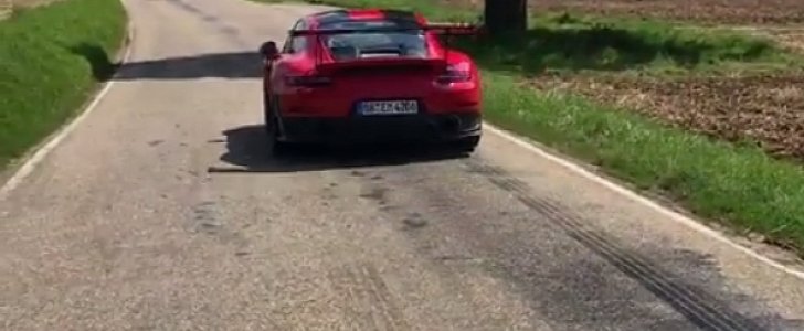 2018 Porsche 911 GT2 RS Demonstrates Savage Take-Off