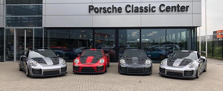 2018 Porsche 911 GT2 RS Quartet Looks Like the Nurburgring Squad