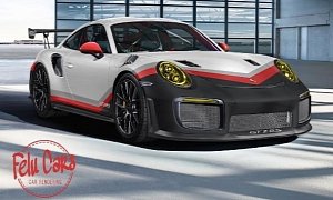 2018 Porsche 911 GT2 RS Rendered in 911 RSR Livery Looks Brutal