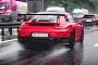 2018 Porsche 911 GT2 RS Spotted Blitzing the Autobahn in the Rain
