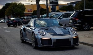 2018 Porsche 911 GT2 RS Spotted on Spanish Streets Is a Showstopper